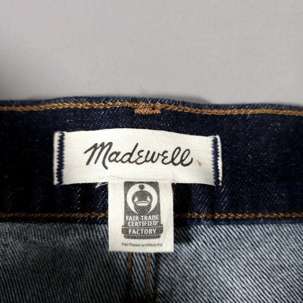 Madewell '90s Straight Jeans Women 32 Blue NM187 DM7103 Indigo High Rise Denim - Picture 2 of 9